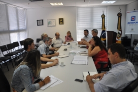 Presentes na Reunião, representantes da Prefeitura de Eldorado do Sul, Promotoria do Meio Ambiente e Sema.  ?